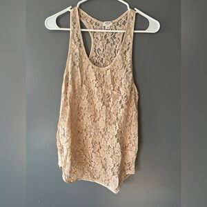 Wilfred Lace Tank Top - Beige